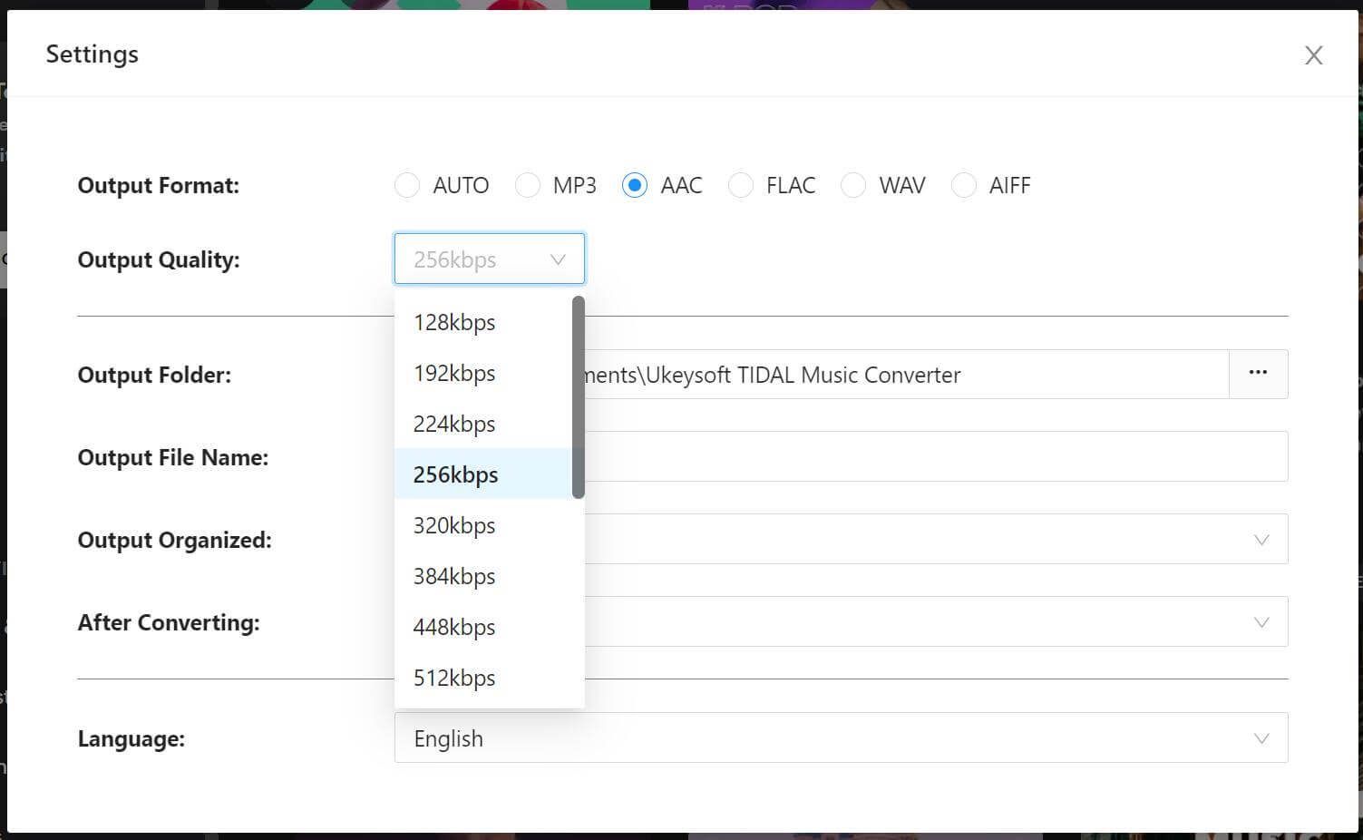 aac output quality