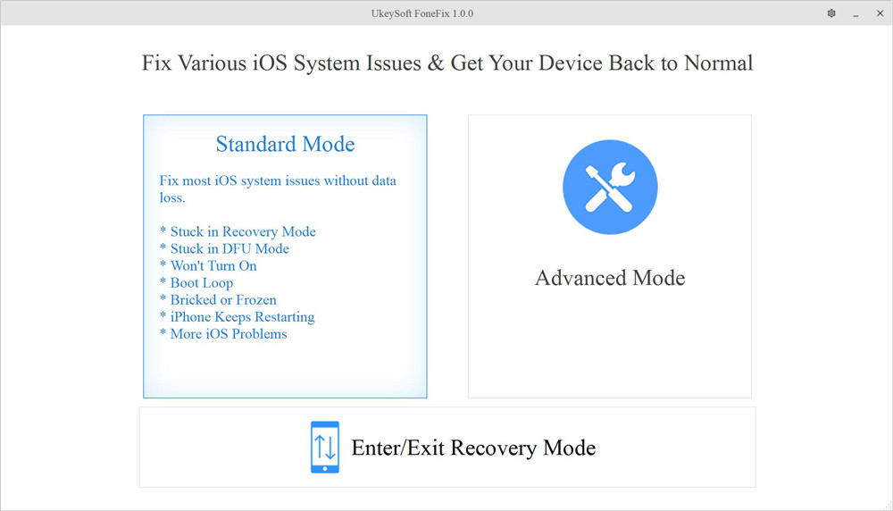 fix ios standard mode