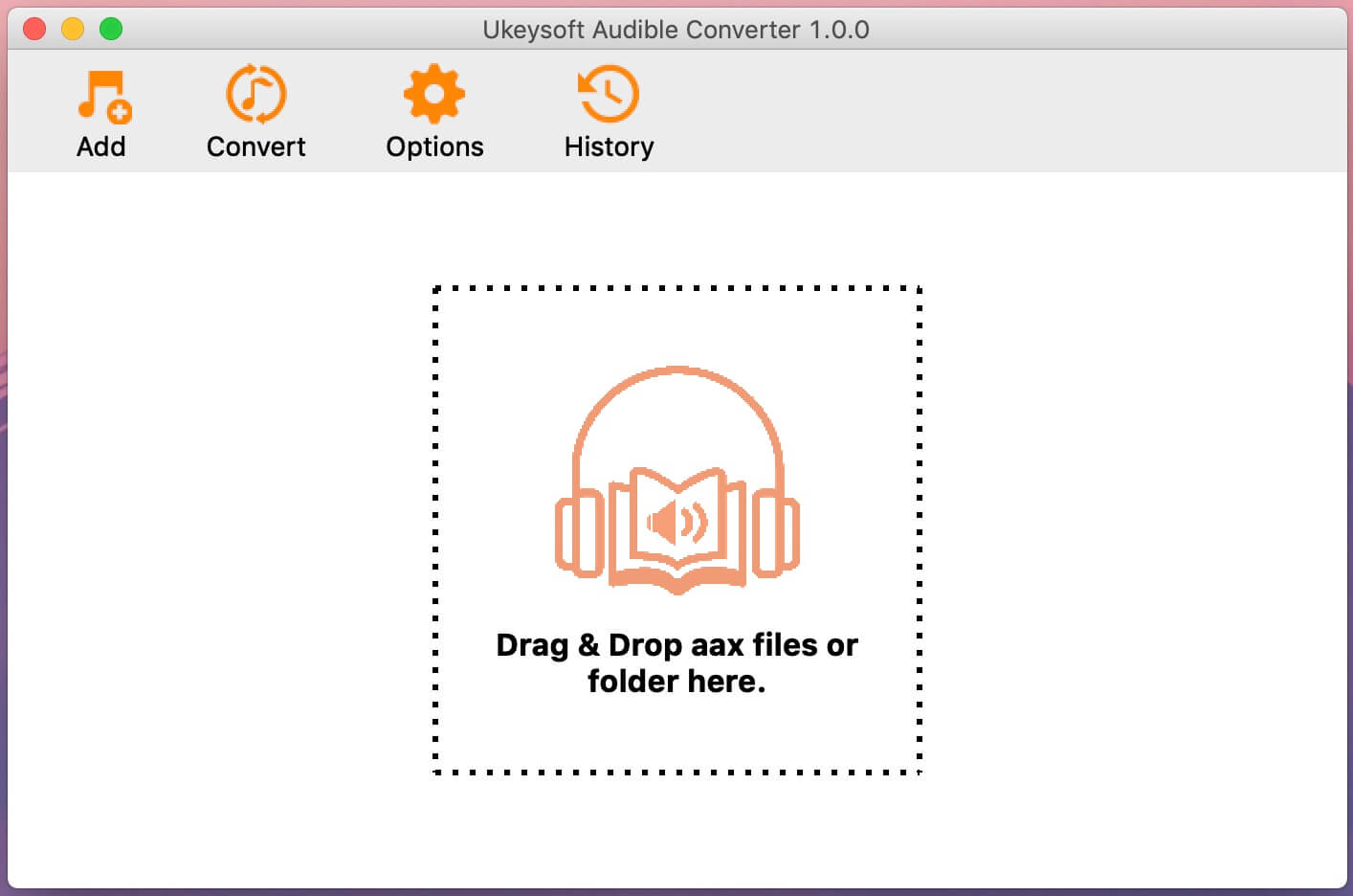 mac audible converter interface