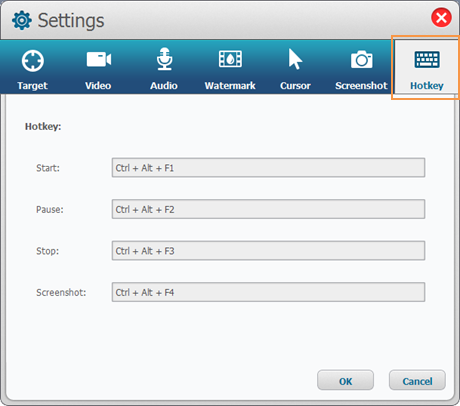 Customize the HotKey