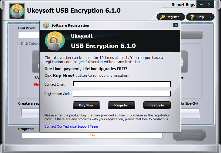 encrypted usb key