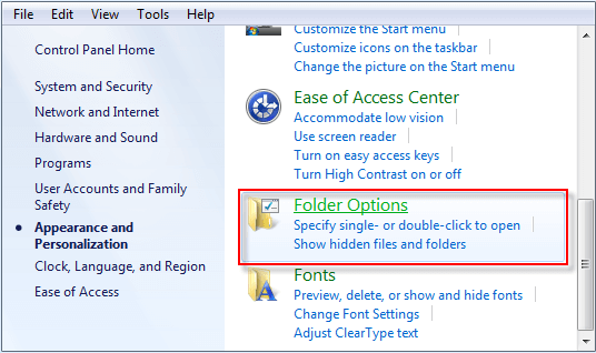 hide files in windows 7