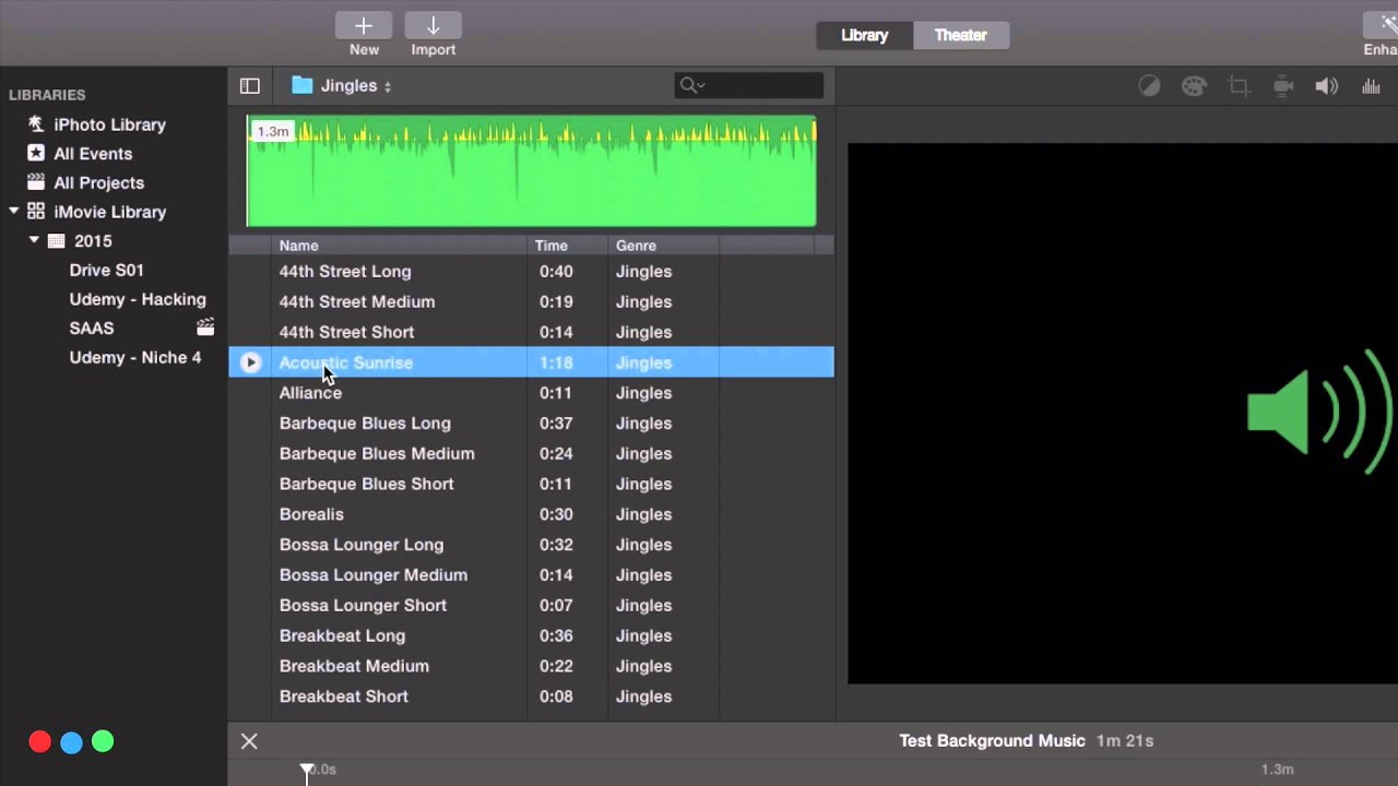 imovie add background music to video on mac