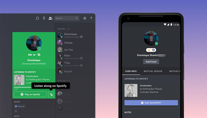 connect Spotify to Discord