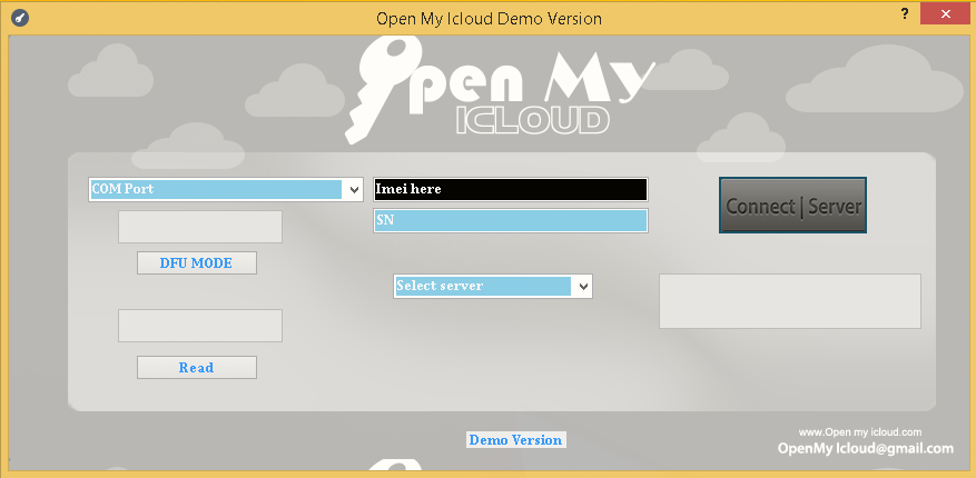 open my icloud easy unlock tool