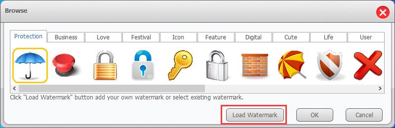 load image watermark